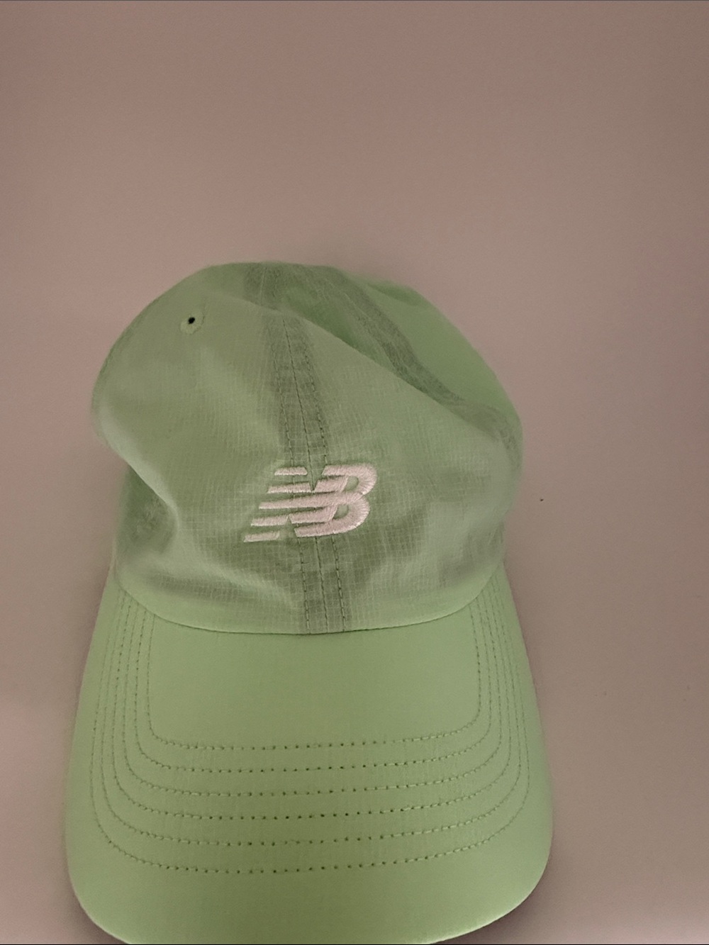 New Balance Light Mint Green Embroidered Logo Cap